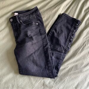 GAP Curvy True Skinny lace up ankle detail jeans